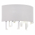 SLE1120-101-02 Светильник настенный Хром/Белый E14 2*40W DAHLIA, изображение 3