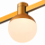 ST815.206.05 Магнитный трековый светильник FARM Золотистый LED 1*5W 3000K 89Lm Ra90 120 IP20 D75xH109 24V FARM