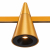 ST813.206.05 Магнитный трековый светильник FARM Золотистый LED 1*5W 3000K 272Lm Ra90 60 IP20 D70xH115 24V FARM, изображение 3