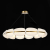 SL1304.203.65 Люстра подвесная ST-Luce Золотистый/Белый LED 1*65W 3000K ETOILE, изображение 4