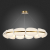 SL1304.203.65 Люстра подвесная ST-Luce Золотистый/Белый LED 1*65W 3000K ETOILE, изображение 5