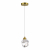 SL6114.203.01 Подвес ST-Luce Золотистый/Прозрачный LED 1*3W 3000K CASCATO, изображение 2