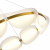 SL1304.203.56 Люстра подвесная ST-Luce Золотистый/Белый LED 1*56W 3000K ETOILE, изображение 3