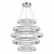 SL1622.103.05 Люстра подвесная ST-Luce Хром/Прозрачный LED 1*255W 4000K TIVOLI, изображение 2