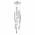 SL6205.103.09 Светильник подвесной ST-Luce Хром/Прозрачный LED 1*99W 3000K ELICA, изображение 2