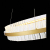 SL383.223.01 Светильник подвесной ST-Luce Матовое золото/Прозрачный LED 1*60W 3000K CHERIO, изображение 4