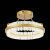 SL383.202.01 Светильник потолочный ST-Luce Матовое золото/Прозрачный LED 1*34W 3000K CHERIO, изображение 4