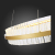 SL383.223.01 Светильник подвесной ST-Luce Матовое золото/Прозрачный LED 1*60W 3000K CHERIO, изображение 6