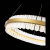 SL383.213.01 Светильник подвесной ST-Luce Матовое золото/Прозрачный LED 1*44W 3000K CHERIO, изображение 4
