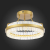 SL383.202.01 Светильник потолочный ST-Luce Матовое золото/Прозрачный LED 1*34W 3000K CHERIO, изображение 7