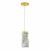SL6010.203.08 Подвес ST-Luce Золотистый/Прозрачный LED 1*8W ESPIRA, изображение 2