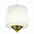 SL6127.303.01 Светильник подвесной ST-Luce Латунь/Белый, Прозрачный LED 1*18W 3000K PANDORA, изображение 3