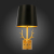 SL1123.201.01 Светильник настенный ST-Luce Латунь/Черный, Золотистый E14 1*40W VELOSSA, изображение 13