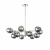 SL1500.103.12 Светильник подвесной ST-Luce Хром/Дымчатый E14 12*40W FOVIA, изображение 2