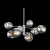 SL1500.103.08 Светильник подвесной ST-Luce Хром/Дымчатый E14 8*40W FOVIA, изображение 6