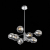SL1500.103.08 Светильник подвесной ST-Luce Хром/Дымчатый E14 8*40W FOVIA, изображение 4