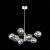 SL1500.103.08 Светильник подвесной ST-Luce Хром/Дымчатый E14 8*40W FOVIA, изображение 5