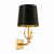 SL1123.201.01 Светильник настенный ST-Luce Латунь/Черный, Золотистый E14 1*40W VELOSSA, изображение 2