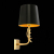 SL1123.201.01 Светильник настенный ST-Luce Латунь/Черный, Золотистый E14 1*40W VELOSSA, изображение 10