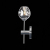 SL1500.101.01 Светильник настенный ST-Luce Хром/Дымчатый E14 1*40W FOVIA, изображение 5