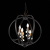 SL1013.423.06 Светильник подвесной ST-Luce Черный, Золото/Черный E14 6*40W PIANETTA, изображение 6