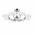 SLE283102-08 Светильник потолочный Хром/Белый LED 8*8W 3000K SOLLA, изображение 2