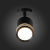 ST101.412.05 Светильник потолочный Черный LED 1*5W 3000K 390Lm Ra&gt;80 120° D68xH140 170-240V Накладные светильники, изображение 8