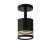 ST101.412.05 Светильник потолочный Черный LED 1*5W 3000K 390Lm Ra&gt;80 120° D68xH140 170-240V Накладные светильники, изображение 3