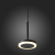 ST104.403.06 Светильник подвесной Черный LED 1*6W 3000K 468Lm Ra&gt;80 120° D112xH184 170-240V Подвесные светильники, изображение 8