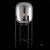 SL1050.715.01 Торшер ST-Luce Черный/Дымчатый E27 1*40W BURASCA, изображение 3