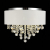 SL1350.502.06 Светильник потолочный ST-Luce Хром/Белый, Золотистый, Прозрачный E14 6*40W LACCHIA, изображение 8