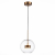 SL1133.233.01 Светильник подвесной ST-Luce Латунь/Прозрачный LED 1*14W 3000K BOPONE