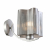 SL117.701.01 Бра ST-Luce Серебристый/Дымчатый E27 1*60W ONDE, изображение 3