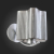 SL117.701.01 Бра ST-Luce Серебристый/Дымчатый E27 1*60W ONDE, изображение 10