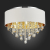 SL1350.502.06 Светильник потолочный ST-Luce Хром/Белый, Золотистый, Прозрачный E14 6*40W LACCHIA, изображение 9