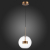 SL1133.233.01 Светильник подвесной ST-Luce Латунь/Прозрачный LED 1*14W 3000K BOPONE, изображение 5