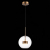 SL1133.233.01 Светильник подвесной ST-Luce Латунь/Прозрачный LED 1*14W 3000K BOPONE, изображение 3