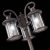 SL080.425.03 Светильник уличный наземный ST-Luce Темный кофе/Прозрачный, Темный кофе E27 3*100W LASTERO, изображение 9
