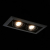 ST250.448.02 Св-к встр. Черный GU10 2*50W  L245xW126xH70 220V Без ламп Встраиваемые светильники, изображение 6