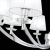 SL1756.103.08 Светильник подвесной ST-Luce Хром/Светло-серый E14 8*40W BELLO, изображение 7