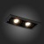 ST250.448.02 Св-к встр. Черный GU10 2*50W  L245xW126xH70 220V Без ламп Встраиваемые светильники, изображение 9