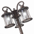 SL080.425.03 Светильник уличный наземный ST-Luce Темный кофе/Прозрачный, Темный кофе E27 3*100W LASTERO, изображение 4
