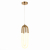 SL1579.303.02 Подвес ST-Luce Латунь/Латунь, Белый LED 2*14W 3000K MOFISTO