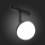 ST358.436.07 Магнитный трековый светильник Черный LED 1*7W 3000K 520Lm Ra&gt;80 120° IP20 L120xW90xH192 48V SKYLINE 48, изображение 9