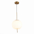 SL1621.213.01 Подвес ST-Luce Золотистый/Белый LED 1*25W 3000K LACUS