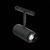 ST357.446.06 Магнитный трековый светильник ZOOM Черный LED 1*6W 4000K 667Lm Ra&gt;90 10-60° IP20 L137xW59xH178 48V SKYLINE 48, изображение 6