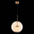 SL1133.323.01 Светильник подвесной ST-Luce Латунь/Коньячный LED 1*10W 3000K BOPONE, изображение 3