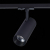 ST350.436.20.36 Св-к трек. Черный LED 1*20W 3000K 1 800Lm Ra?90 36° IP20 L158xW65xH193 100-240V Однофазная трековая система, изображение 5