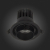 ST701.438.12 Св-к встр. Zoom Черный LED 1*12W 3000K 960Lm Ra90 15°-60° IP20 D115xH95 170-240V Встраиваемые светильники, изображение 9