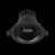 ST701.438.07 Св-к встр. Zoom Черный LED 1*7W 3000K 560Lm Ra 15°-60° IP20 D90xH65 170-240V Встраиваемые светильники, изображение 6